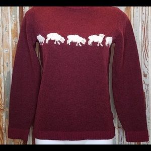 Woolrich Lambs Wool Sheep Vintage sweater